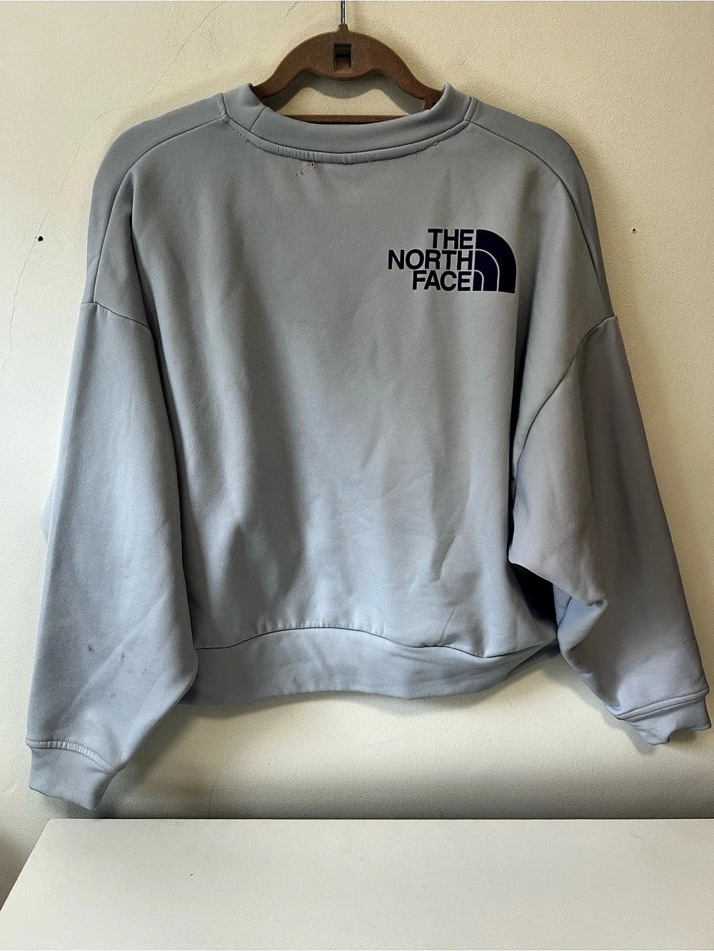 The North Face Women's Half Dome Crop Sweatshirt Gray Medium
